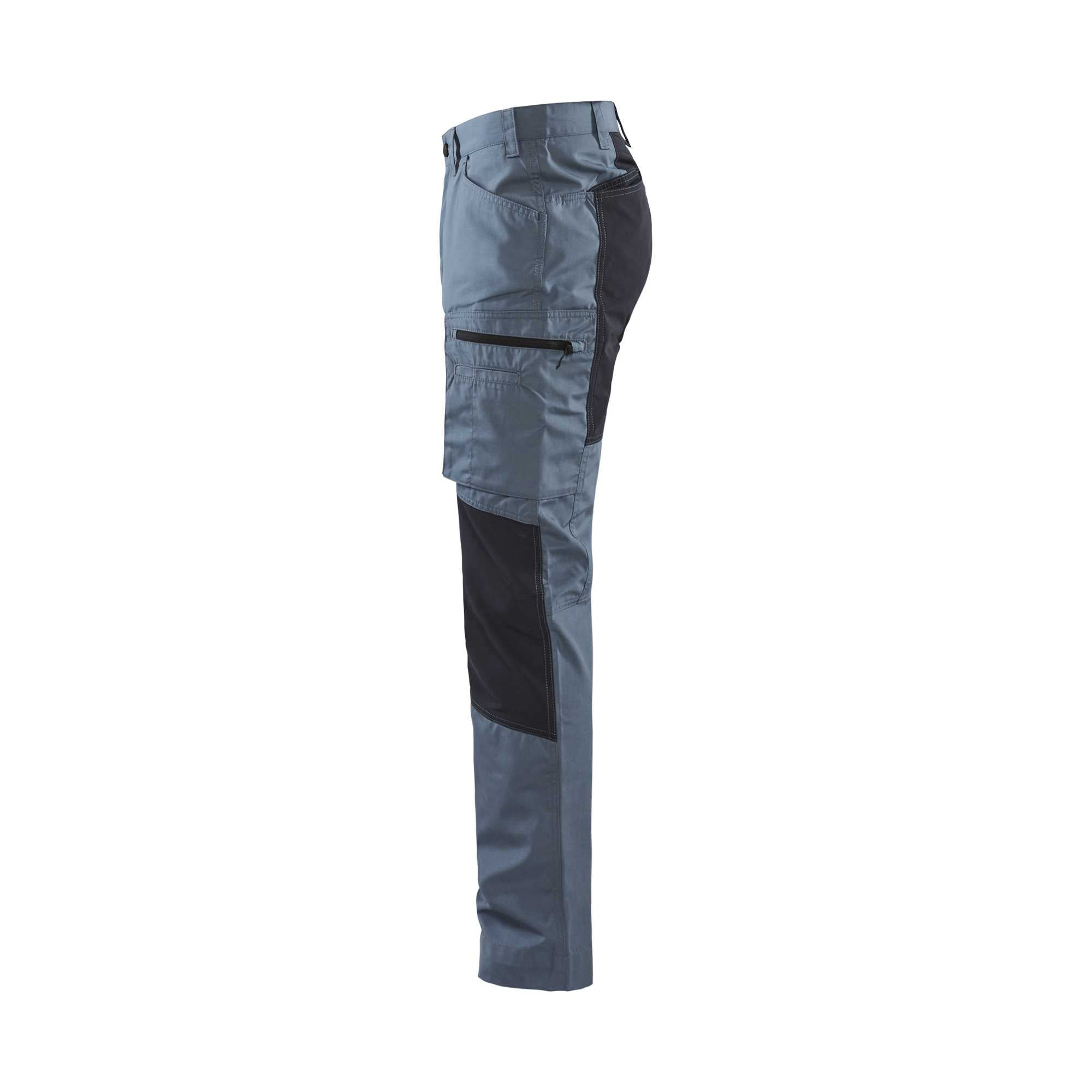BLAKLADER 14591845 Service Trousers with Stretch Work Trousers Men - stretch panels